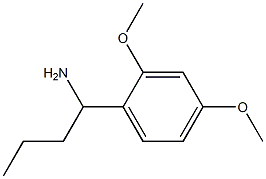 1-(2,4-dimethoxyphenyl)butan-1-amine 结构式