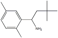 1-(2,5-dimethylphenyl)-3,3-dimethylbutan-1-amine 结构式