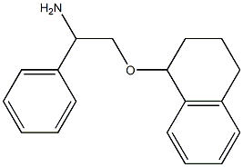 1-(2-amino-2-phenylethoxy)-1,2,3,4-tetrahydronaphthalene 结构式