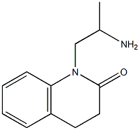 1-(2-aminopropyl)-3,4-dihydroquinolin-2(1H)-one 结构式