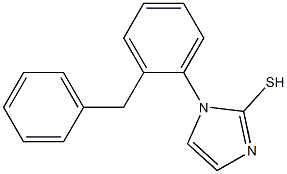 1-(2-benzylphenyl)-1H-imidazole-2-thiol 结构式