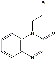 1-(2-bromoethyl)quinoxalin-2(1H)-one 结构式