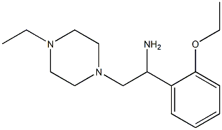1-(2-ethoxyphenyl)-2-(4-ethylpiperazin-1-yl)ethanamine 结构式