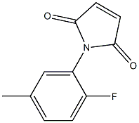 1-(2-fluoro-5-methylphenyl)-2,5-dihydro-1H-pyrrole-2,5-dione 结构式