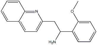 1-(2-methoxyphenyl)-2-(quinolin-2-yl)ethan-1-amine 结构式