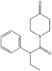 1-(2-phenylbutanoyl)piperidin-4-one 结构式