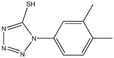 1-(3,4-dimethylphenyl)-1H-1,2,3,4-tetrazole-5-thiol 结构式
