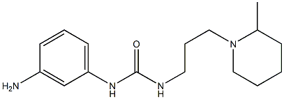 1-(3-aminophenyl)-3-[3-(2-methylpiperidin-1-yl)propyl]urea 结构式