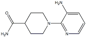 1-(3-aminopyridin-2-yl)piperidine-4-carboxamide 结构式