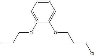 1-(3-chloropropoxy)-2-propoxybenzene 结构式