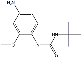 1-(4-amino-2-methoxyphenyl)-3-tert-butylurea 结构式