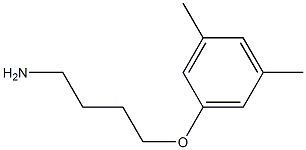 1-(4-aminobutoxy)-3,5-dimethylbenzene 结构式