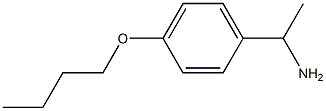 1-(4-butoxyphenyl)ethanamine 结构式