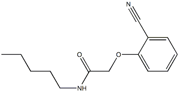 2-(2-cyanophenoxy)-N-pentylacetamide 结构式