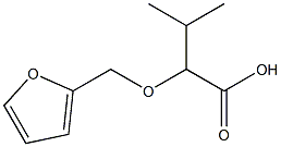2-(2-furylmethoxy)-3-methylbutanoic acid 结构式