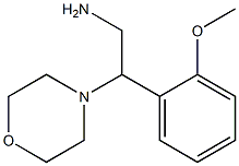 2-(2-methoxyphenyl)-2-morpholin-4-ylethanamine 结构式