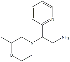 2-(2-methylmorpholin-4-yl)-2-(pyridin-2-yl)ethan-1-amine 结构式