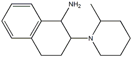 2-(2-methylpiperidin-1-yl)-1,2,3,4-tetrahydronaphthalen-1-amine 结构式