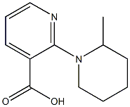 2-(2-methylpiperidin-1-yl)pyridine-3-carboxylic acid 结构式