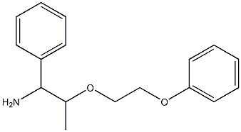 2-(2-phenoxyethoxy)-1-phenylpropan-1-amine 结构式