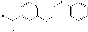 2-(2-phenoxyethoxy)pyridine-4-carboxylic acid 结构式