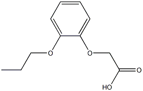 2-(2-propoxyphenoxy)acetic acid 结构式