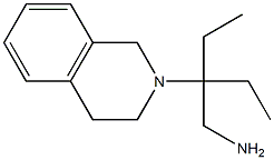 2-(3,4-dihydroisoquinolin-2(1H)-yl)-2-ethylbutan-1-amine 结构式