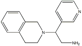 2-(3,4-dihydroisoquinolin-2(1H)-yl)-2-pyridin-3-ylethanamine 结构式