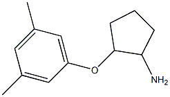 2-(3,5-dimethylphenoxy)cyclopentanamine 结构式