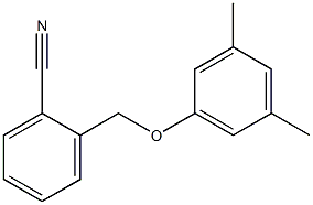 2-(3,5-dimethylphenoxymethyl)benzonitrile 结构式