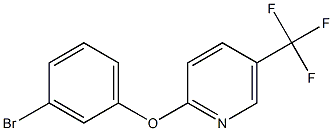 2-(3-bromophenoxy)-5-(trifluoromethyl)pyridine 结构式