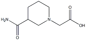 2-(3-carbamoylpiperidin-1-yl)acetic acid 结构式