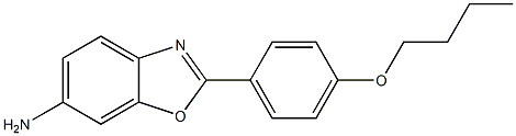 2-(4-butoxyphenyl)-1,3-benzoxazol-6-amine 结构式