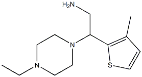 2-(4-ethylpiperazin-1-yl)-2-(3-methylthien-2-yl)ethanamine 结构式