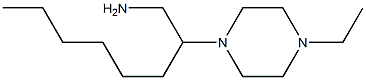 2-(4-ethylpiperazin-1-yl)octan-1-amine 结构式