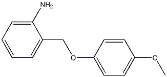 2-(4-methoxyphenoxymethyl)aniline 结构式