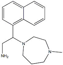 2-(4-methyl-1,4-diazepan-1-yl)-2-(naphthalen-1-yl)ethan-1-amine 结构式