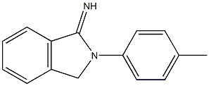 2-(4-methylphenyl)-2,3-dihydro-1H-isoindol-1-imine 结构式