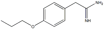 2-(4-propoxyphenyl)ethanimidamide 结构式