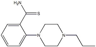 2-(4-propylpiperazin-1-yl)benzene-1-carbothioamide 结构式