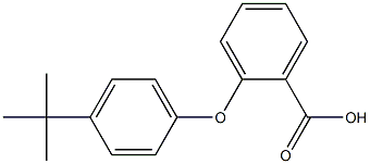 2-(4-tert-butylphenoxy)benzoic acid 结构式