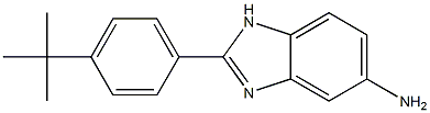 2-(4-tert-butylphenyl)-1H-1,3-benzodiazol-5-amine 结构式