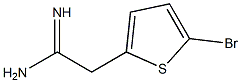 2-(5-bromothien-2-yl)ethanimidamide 结构式