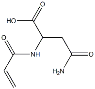 2-(acryloylamino)-4-amino-4-oxobutanoic acid 结构式