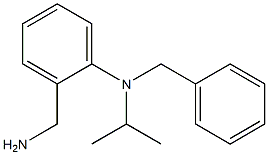 2-(aminomethyl)-N-benzyl-N-(propan-2-yl)aniline 结构式