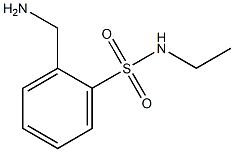 2-(aminomethyl)-N-ethylbenzenesulfonamide 结构式