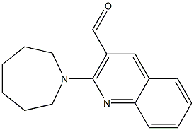 2-(azepan-1-yl)quinoline-3-carbaldehyde 结构式