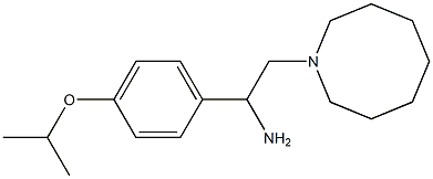 2-(azocan-1-yl)-1-[4-(propan-2-yloxy)phenyl]ethan-1-amine 结构式