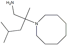 2-(azocan-1-yl)-2,4-dimethylpentan-1-amine 结构式