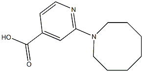 2-(azocan-1-yl)pyridine-4-carboxylic acid 结构式